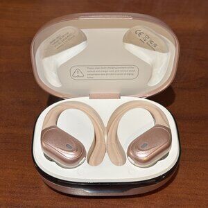 Wireless Over-Ear Bluetooth Earbuds Rose